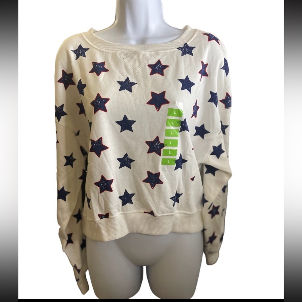 NWT Steve Madden Crewneck Sweatshirt with Stars